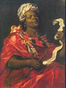 Afrika black woman euro art 16th cent