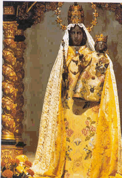Black madonna at Church of St. Maria in der Kupfergasse Cologne