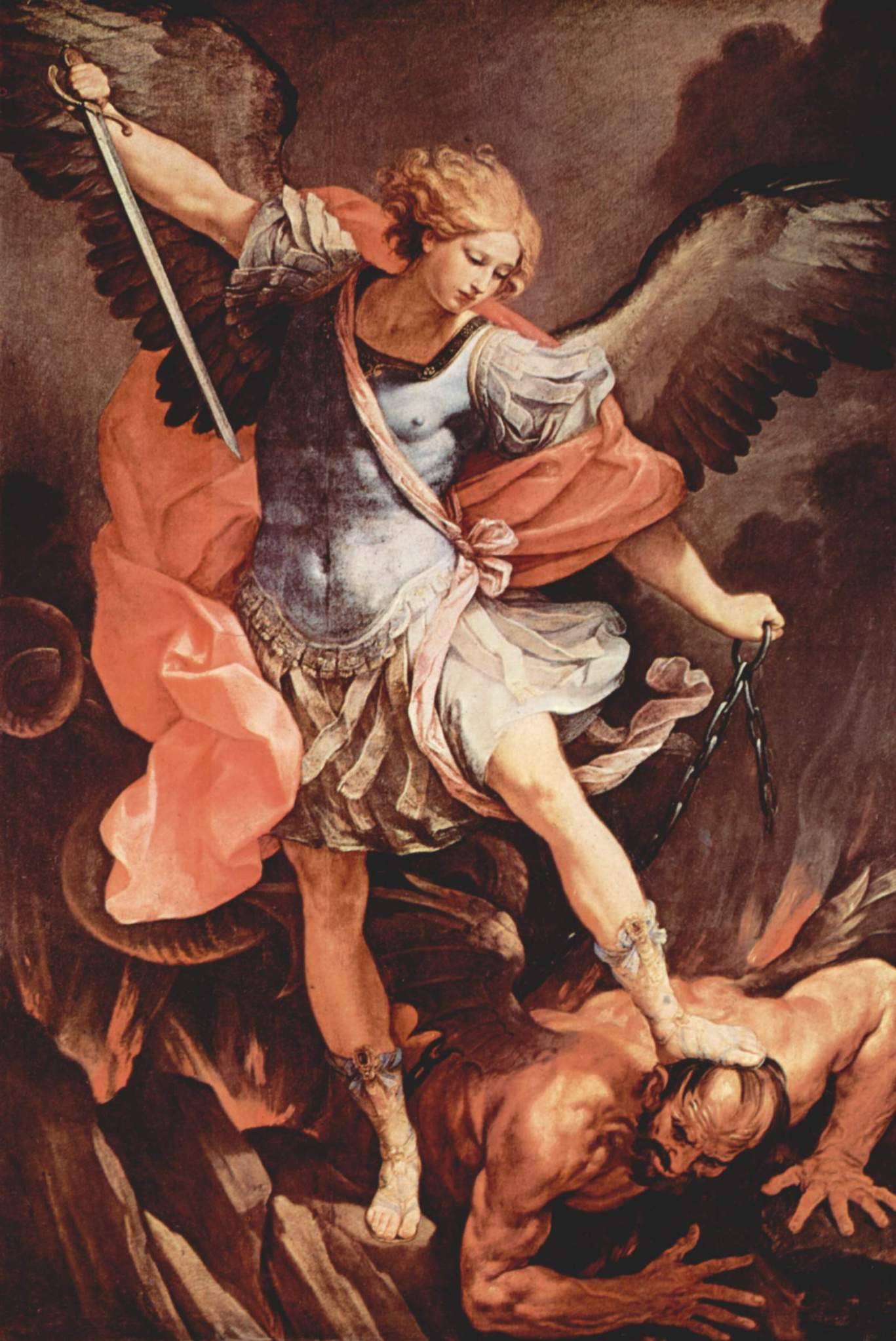 Archangel Michael Defeating Satan, circa 1636 by Guido Reni